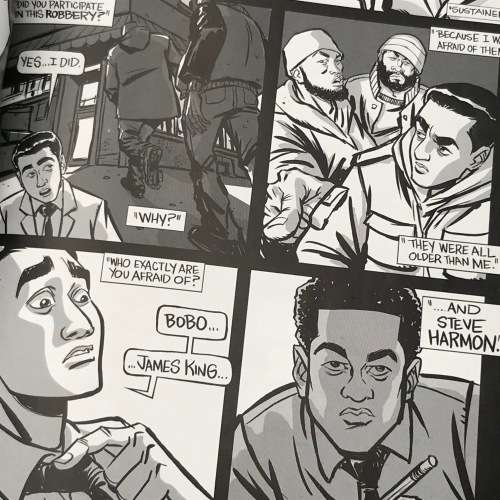 Monster graphic novel by Walter Dean Myers