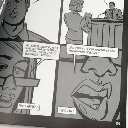 Monster graphic novel by Walter Dean Myers