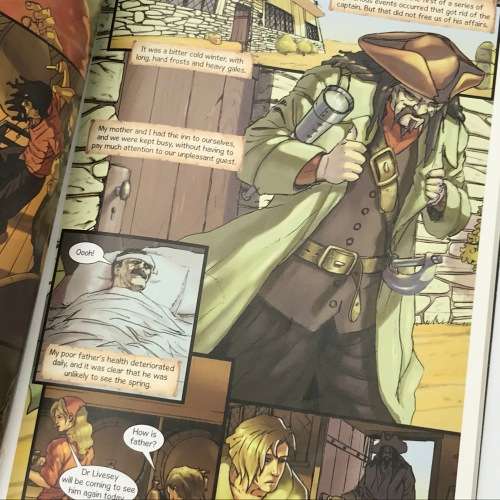 Treasure Island graphic novel by Robert Louis Stevenson