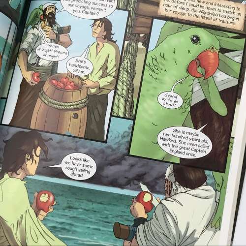 Treasure Island graphic novel by Robert Louis Stevenson