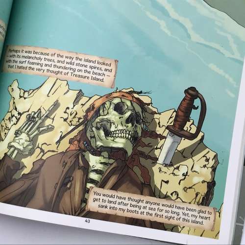 Treasure Island graphic novel by Robert Louis Stevenson