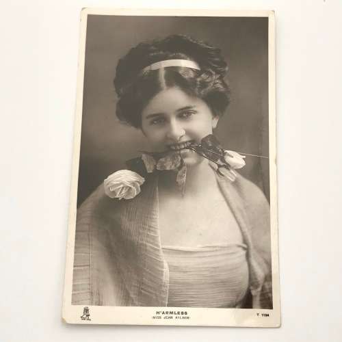 Photo Postcard of Miss Jean Aylwin - actress early 1900`s