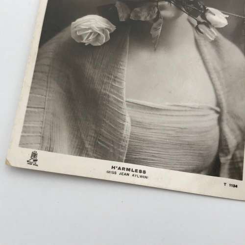 Photo Postcard of Miss Jean Aylwin - actress early 1900`s