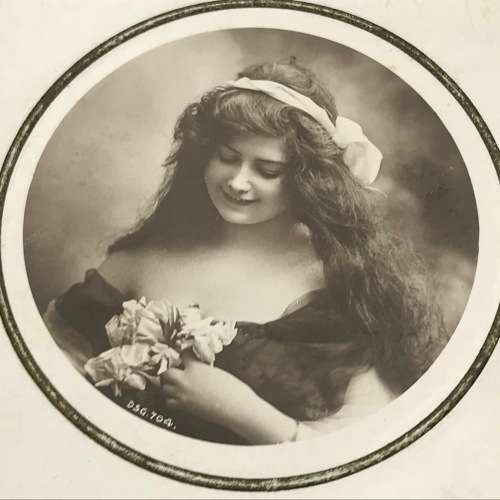 1912 Postcard Miss Ethel Oliver photo card - early 1900`s actress