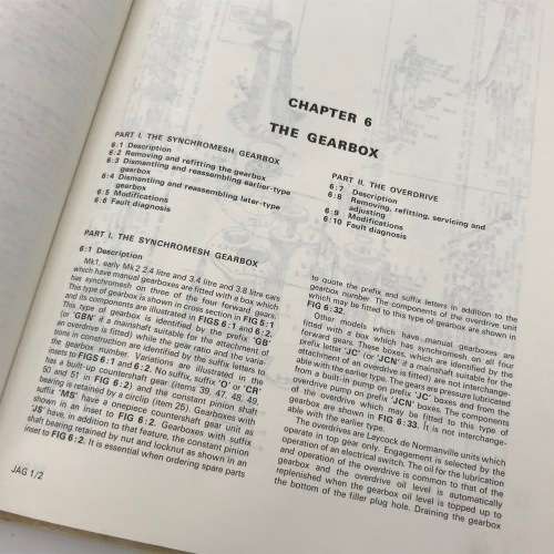 Jaguar MK 1, 2 Owners Workshop manual 1955-1969