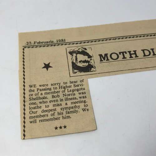WW2 Military Discharge document of 75177 Robert Ayward Norris