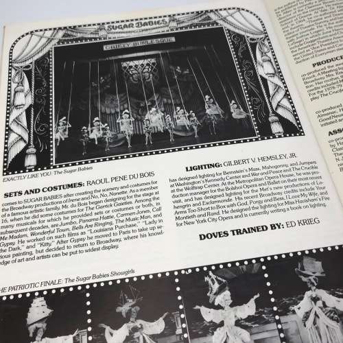 1979 Sugar Babies Musical program - The Burlescue Musical with  Ann Miller and Mickey Rooney