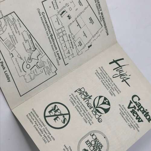 Hyatt Regency Washington vintage Hotel Passport