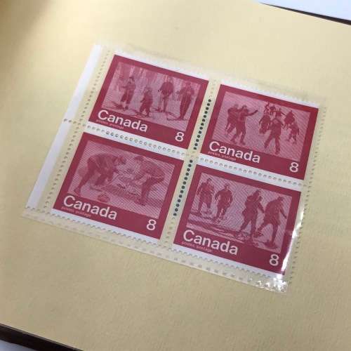 1976 Canada Olympic Stamp Souvenir collection with 21 mint stamps