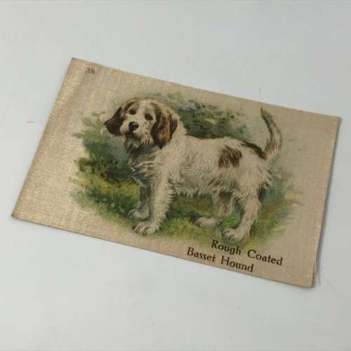 Lot of 16 Best Dogs of their breed silky cigarette cards with paper backing