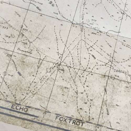1958 Simonstown area map scale 1:18000 - 56 x 62cm