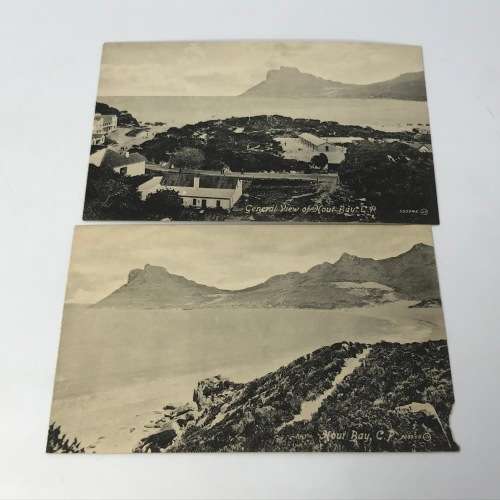 Lot of 7 post cards antique and vintage - all in Hout Bay