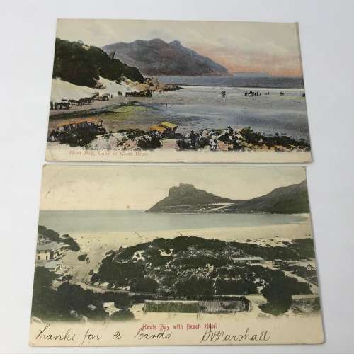 Lot of 7 post cards antique and vintage - all in Hout Bay