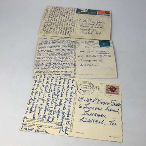 Lot of 6 Post cards showing Cape Town - vintage