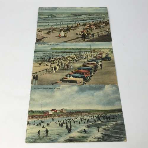 Lot of 12 textured painting post cards of Durban - all unused early 1900`s - top quality