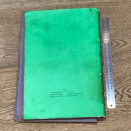 Scrapbook and loose pamphlets of vintage tour to the USA