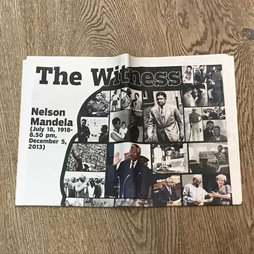 Nelson Mandela Newspaper memorial issues and supplements