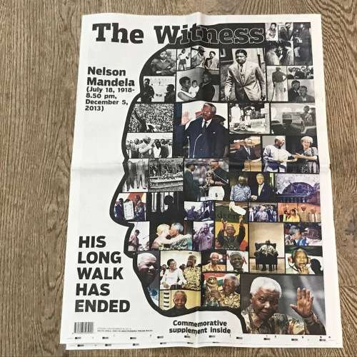 Nelson Mandela Newspaper memorial issues and supplements
