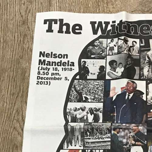 Nelson Mandela Newspaper memorial issues and supplements