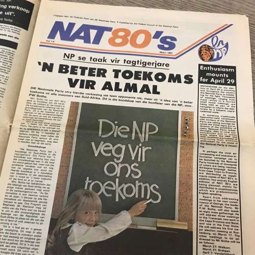 1981 Nasionale Party bylae tot Die Burger en ander koerante