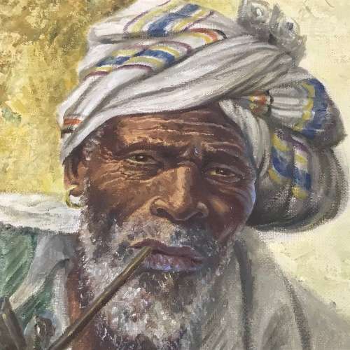 Kent Cottrell oil painting on board - frame 42 x 52,5cm and painting 33,5 x 43,5cm