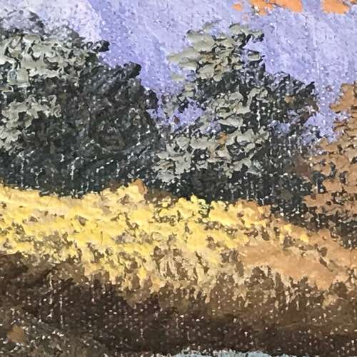 Victor N Visser oil painting landscape - frame 43 x 38,5cm and painting 29 x 23,5cm