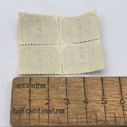 ZAR 1900 unmounted SACC 235 - block of four - 2 Pence stamps