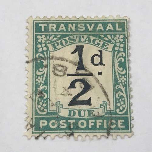 Transvaal Postage due stamps 1907 - SACC 1 to SACC 7 set unmounted and set used