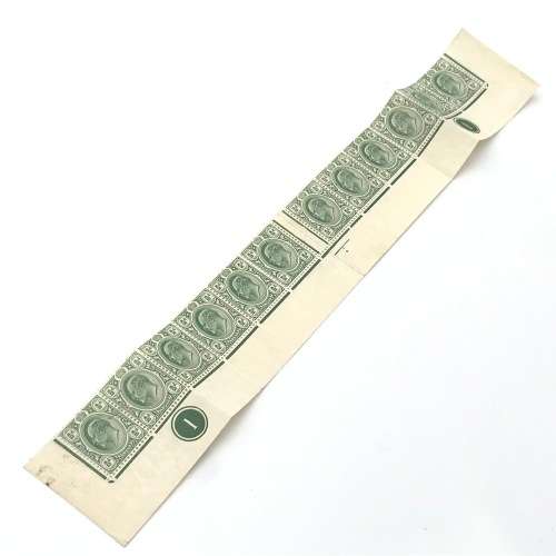 Transvaal SACC 279 - bottom strip of 12 stamps - unmounted mint