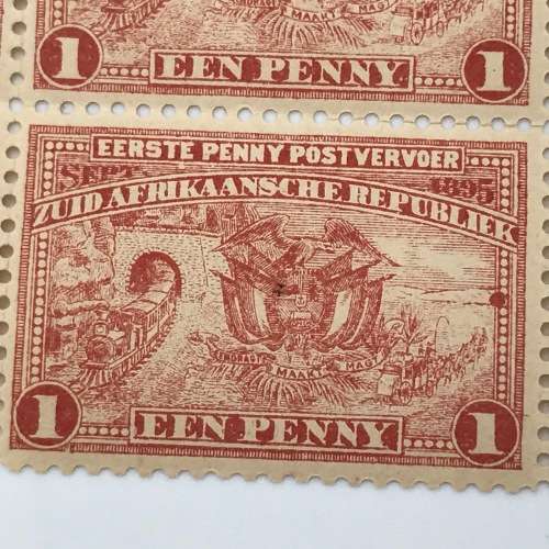 ZAR SACC 222 unmounted mint block of 24 stamps