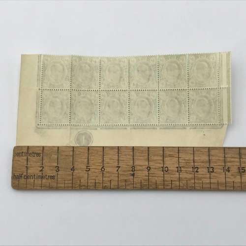 Transvaal 1904 SACC 266 multiple crown and CA watermark block of 12 stamps - unmounted mint
