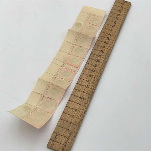 Transvaal SACC 267 - top strip of 12 stamps - unmounted mint