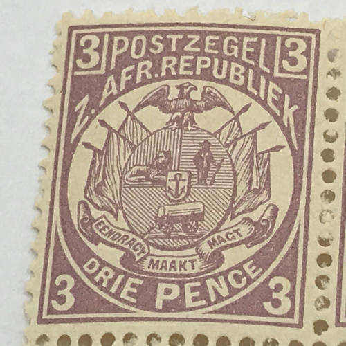 ZAR - SACC 183 - 3 Pence unmounted mint stamps