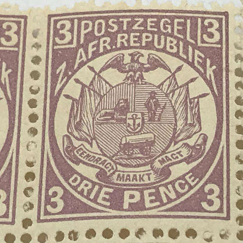 ZAR - SACC 183 - 3 Pence unmounted mint stamps