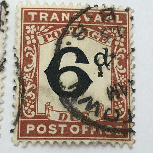 ZAR - SACC 1 to 7 Postage due used stamps - full set