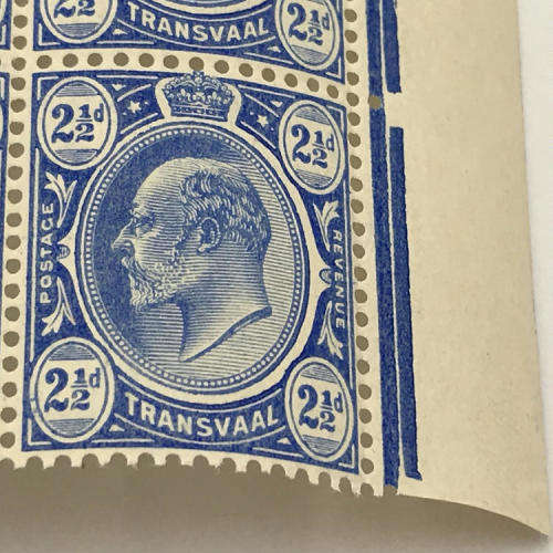 Transvaal SACC 282 block of 9 unmounted mint stamps - at half catalogue