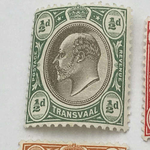 Transvaal SACC 250-254 plus SACC  256-259 mounted mint stamps