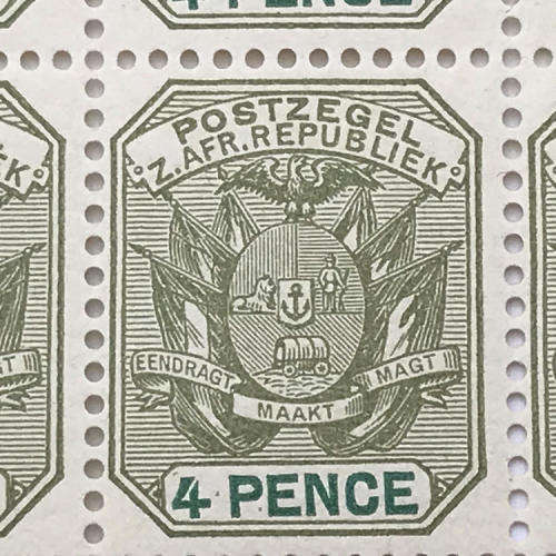 ZAR - SACC 228 block of 12 unmounted mint stamps