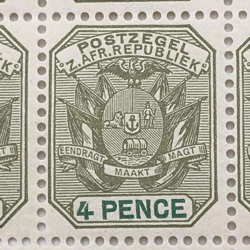 ZAR - SACC 228 block of 12 unmounted mint stamps