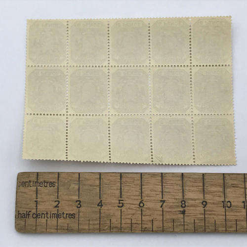 ZAR - SACC 229 Block of 15 unmounted mint 6 Pence stamps