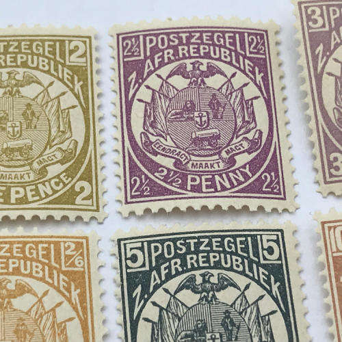 ZAR - SACC 178 to 189 set of 12 unmounted mint stamps