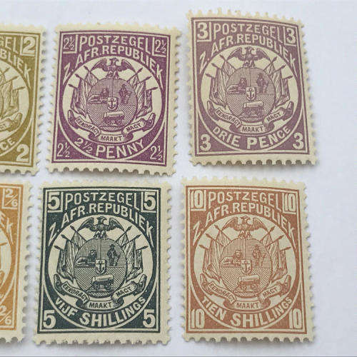 ZAR - SACC 178 to 189 set of 12 unmounted mint stamps