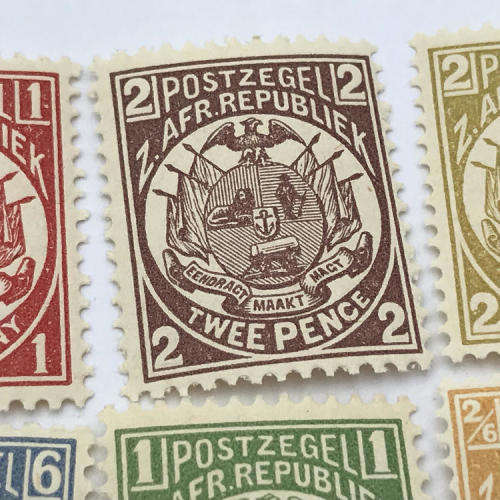 ZAR - SACC 178 to 189 set of 12 unmounted mint stamps