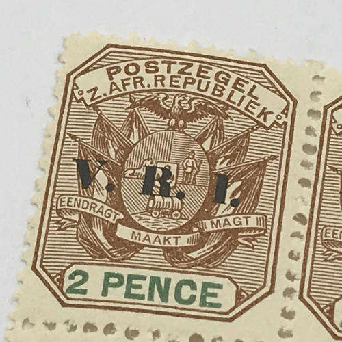 1900 Transvaal SACC 234 block of 4 unmounted mint 2d brown and green stamps