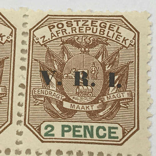 1900 Transvaal SACC 234 block of 4 unmounted mint 2d brown and green stamps