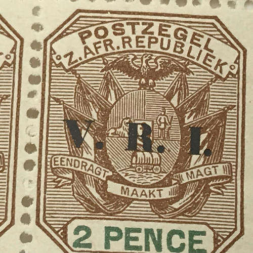 1900 Transvaal SACC 234 block of 4 unmounted mint 2d brown and green stamps
