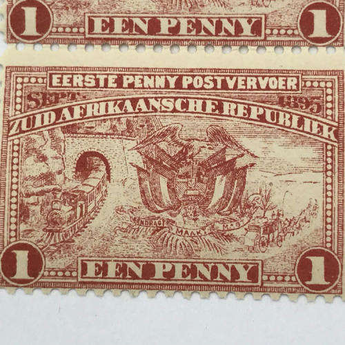 ZAR - SACC 222 block of 4 unmounted mint 1 Penny stamps