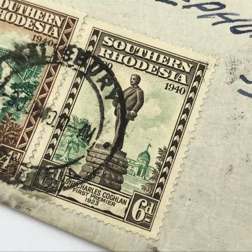 BSA Company Golden Jubilee Southern Rhodesia first day cover with SACC 55-62 (SACC 62 stamp on back)