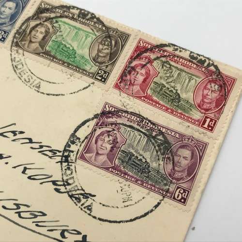 Pair of Southern Rhodesia SACC 38-41 First Day Covers - Coronation of George 6