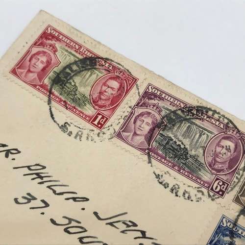 Pair of Southern Rhodesia SACC 38-41 First Day Covers - Coronation of George 6